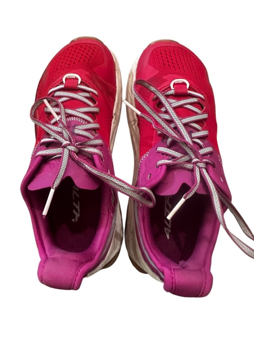 Altra Vibram Olympus 5 Running Sneaker Shoes Women 7.5 Red Trail Workout Gorpcor - Picture 12 of 16